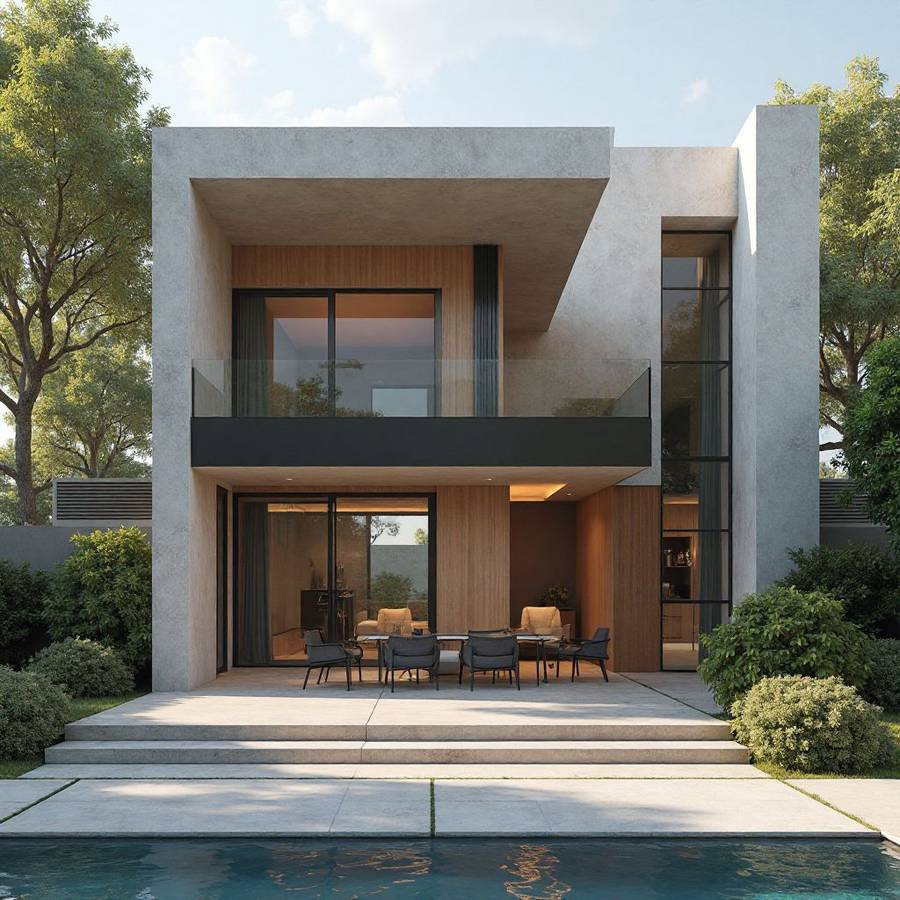 Painted Concrete Exterior Ideas & Designs | RemodelAI