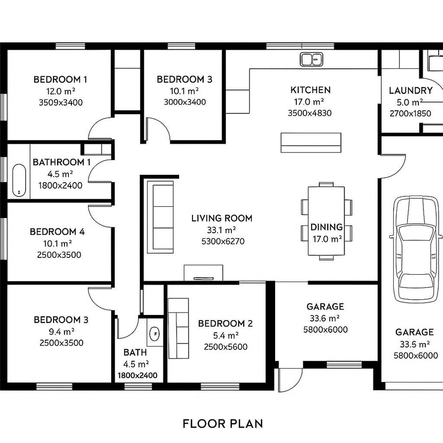 ranch style house floor plans inspiration 2