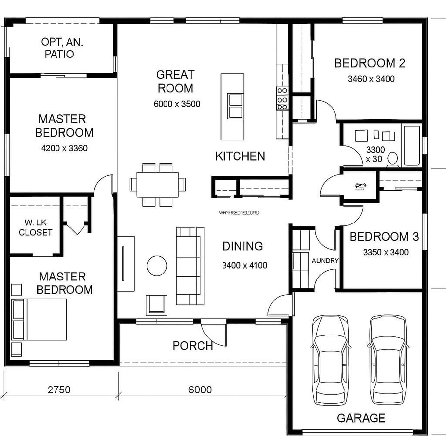 Ranch Style House Plans With Open Floor Plan Ideas & Desi...