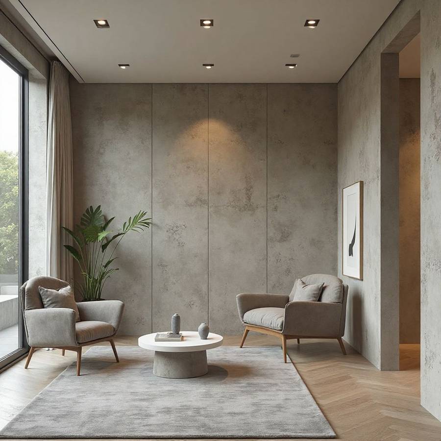 Repainting Concrete Walls Ideas & Designs | RemodelAI