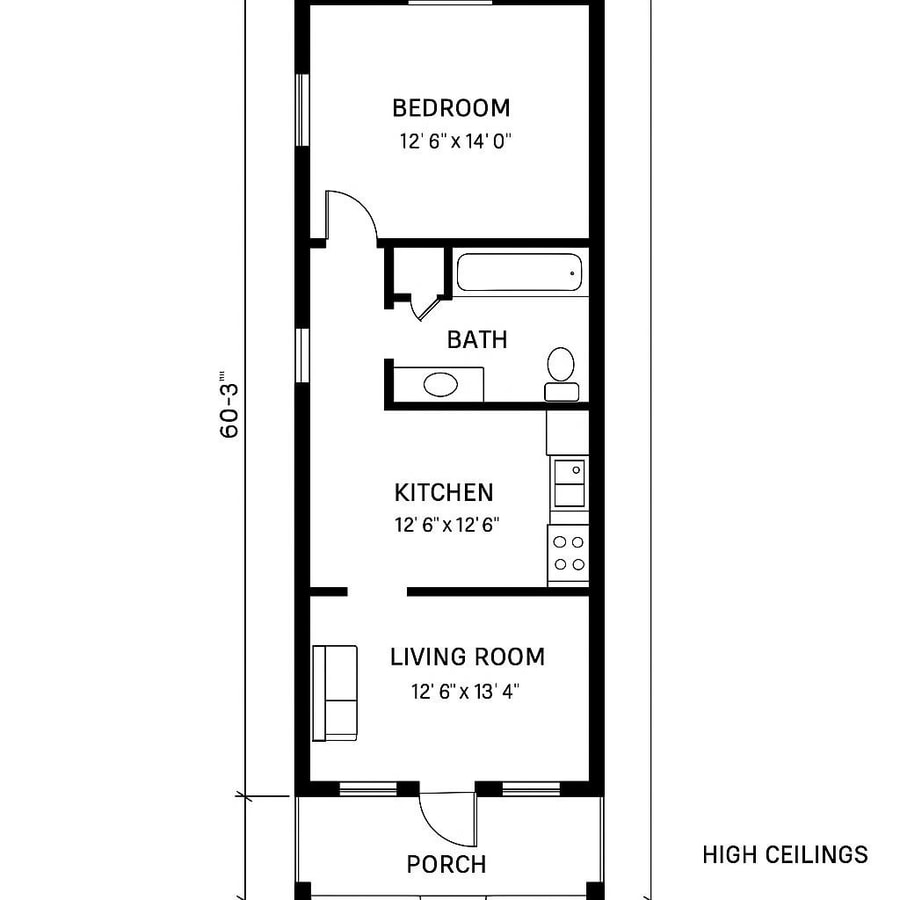 shotgun house floor plan inspiration 1