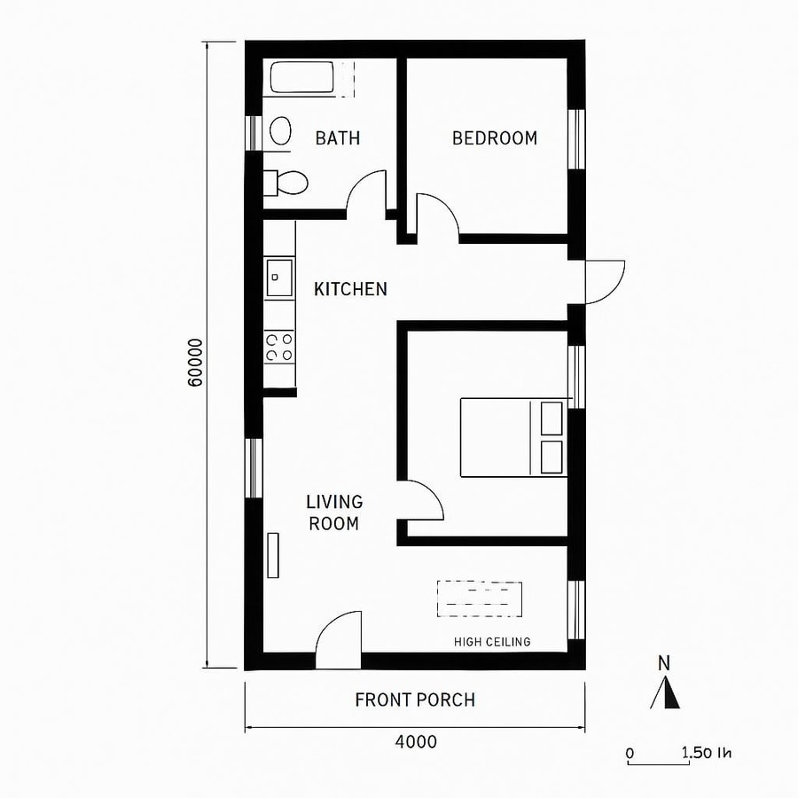 shotgun house floor plan inspiration 3