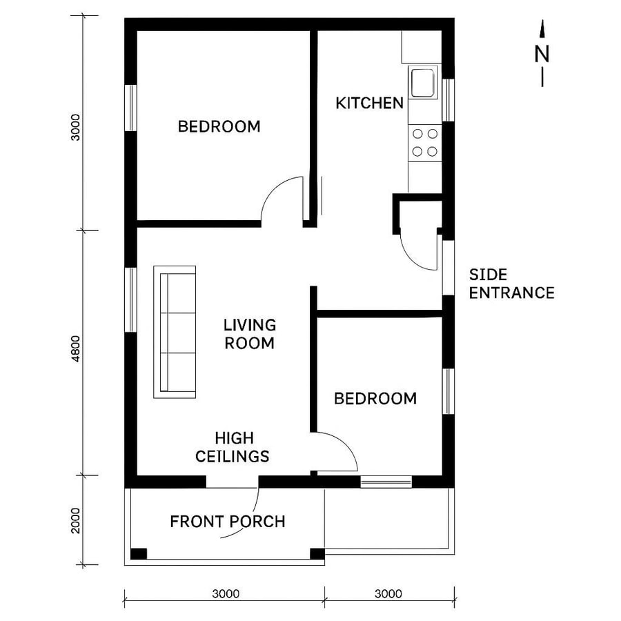 shotgun house floor plan inspiration 5