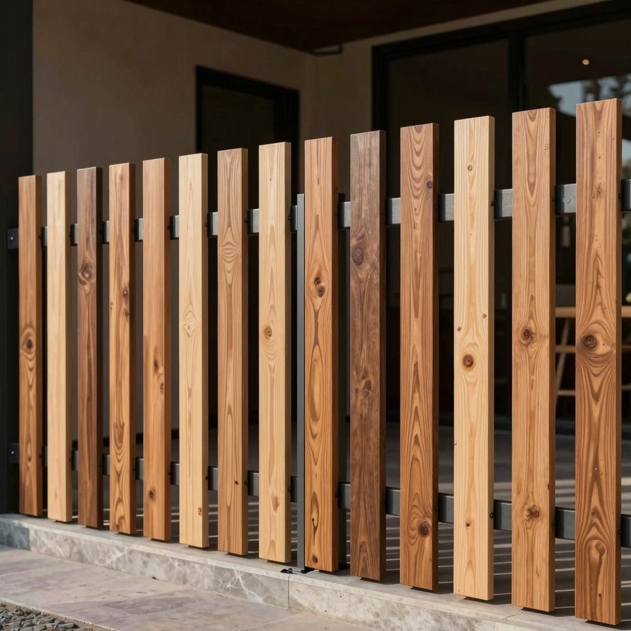 simple wood fence designs inspiration 3