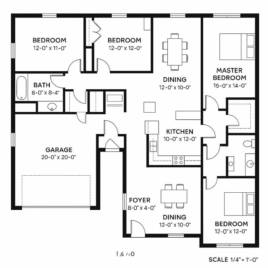 single story house floor plans inspiration 4