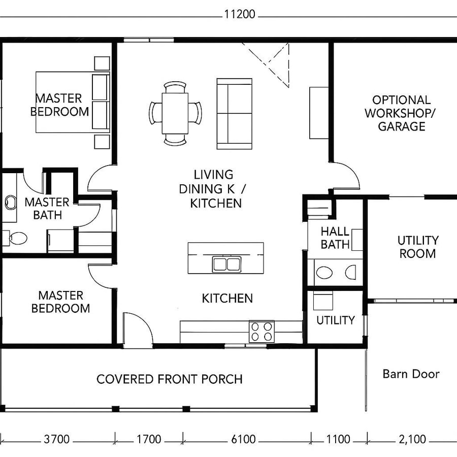 small barndominium floor plans inspiration 3