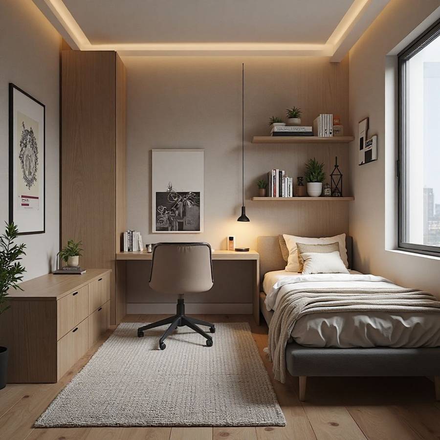 small dorm room layout ideas inspiration 4
