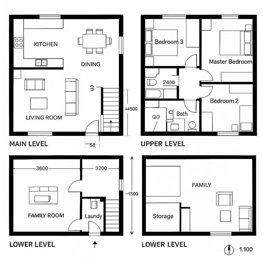 split level house floor plans inspiration 2