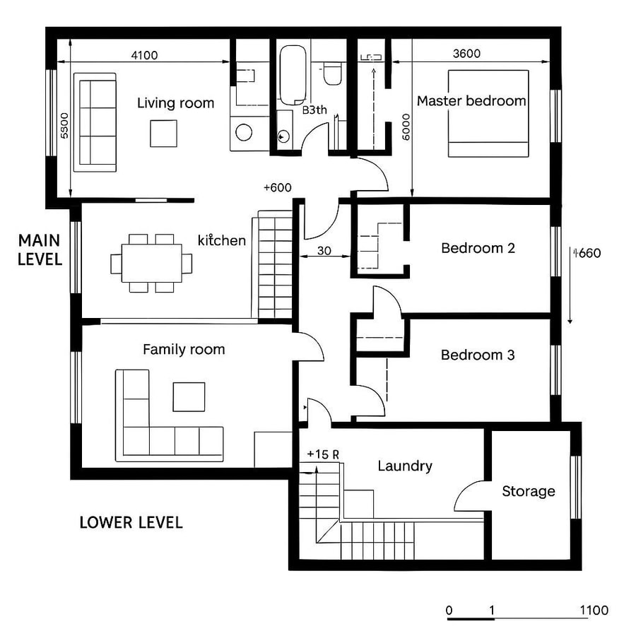 split level house floor plans inspiration 5