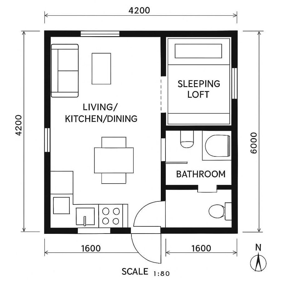 Tiny House Floor Plan Ideas & Designs | RemodelAI