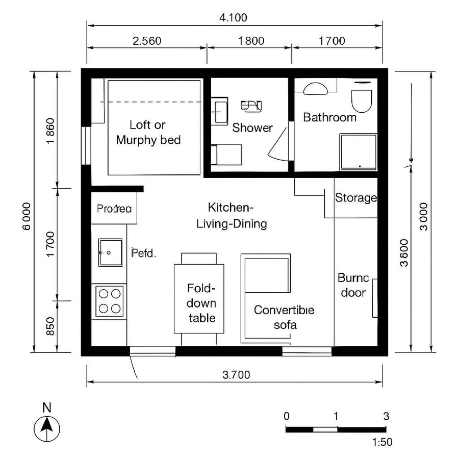 tiny house floor plans