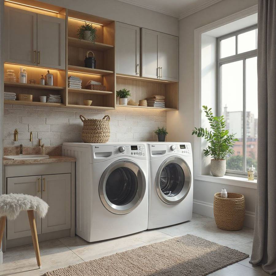 tiny laundry room ideas inspiration 3