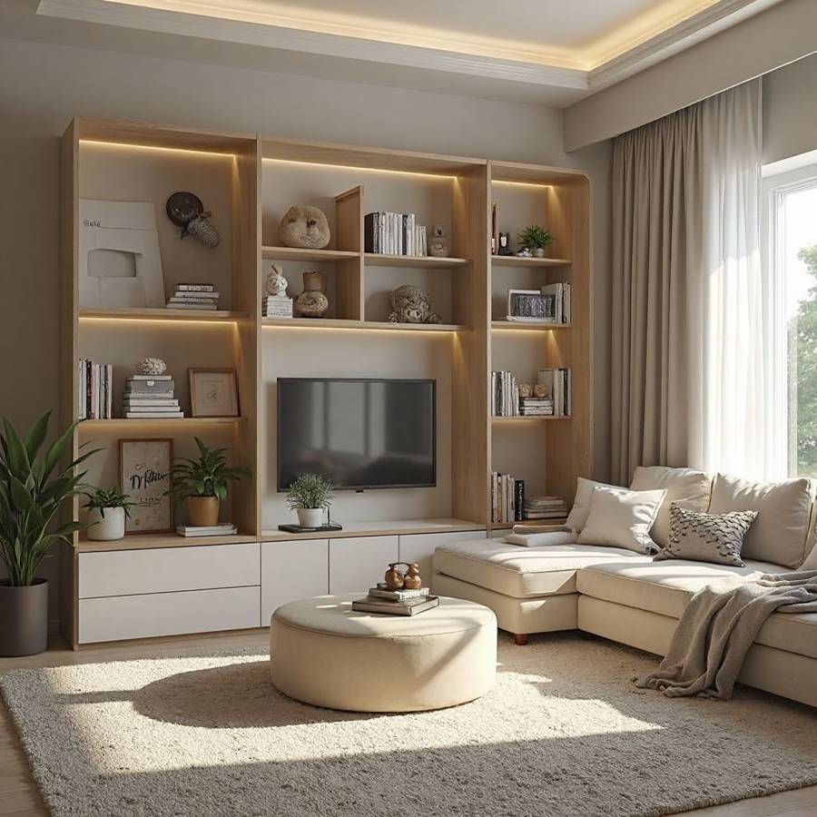 Toy Storage Ideas Living Room Ideas & Designs | RemodelAI