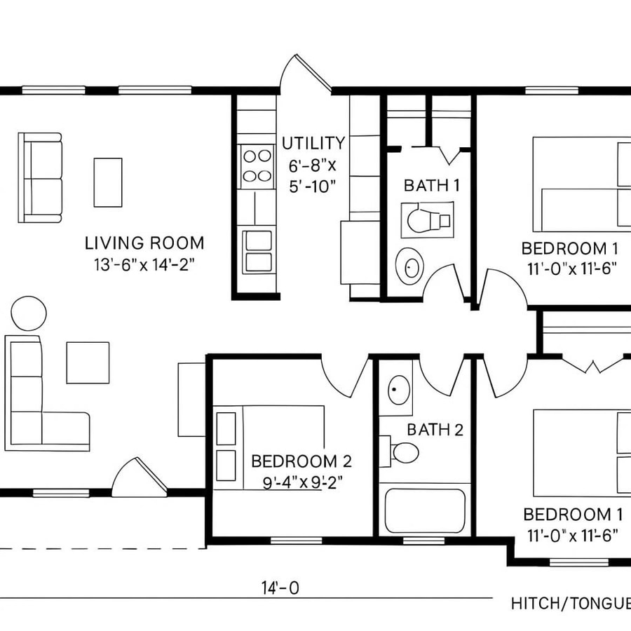 trailer home floor plans
