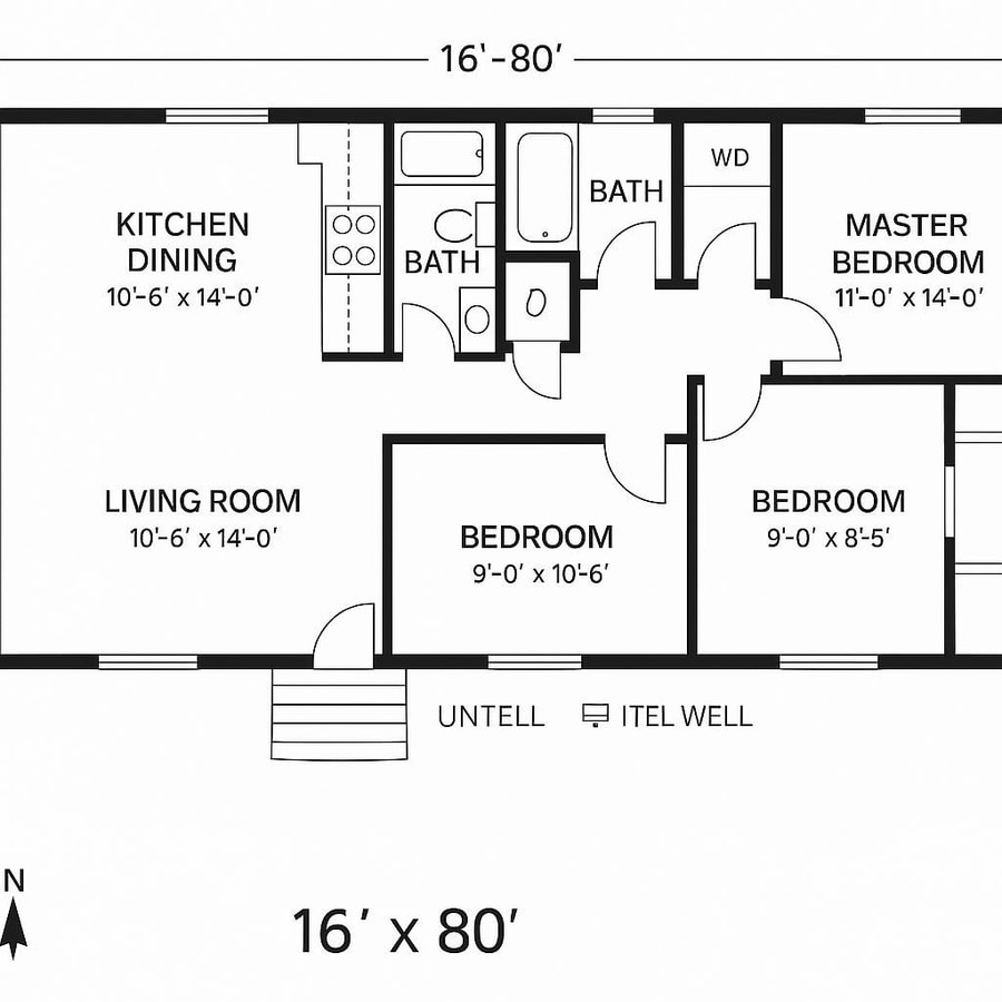 trailer house floor plans