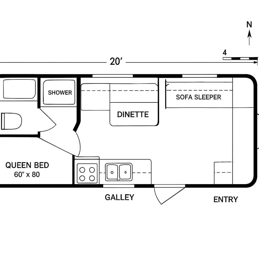 travel trailer floor plans inspiration 5