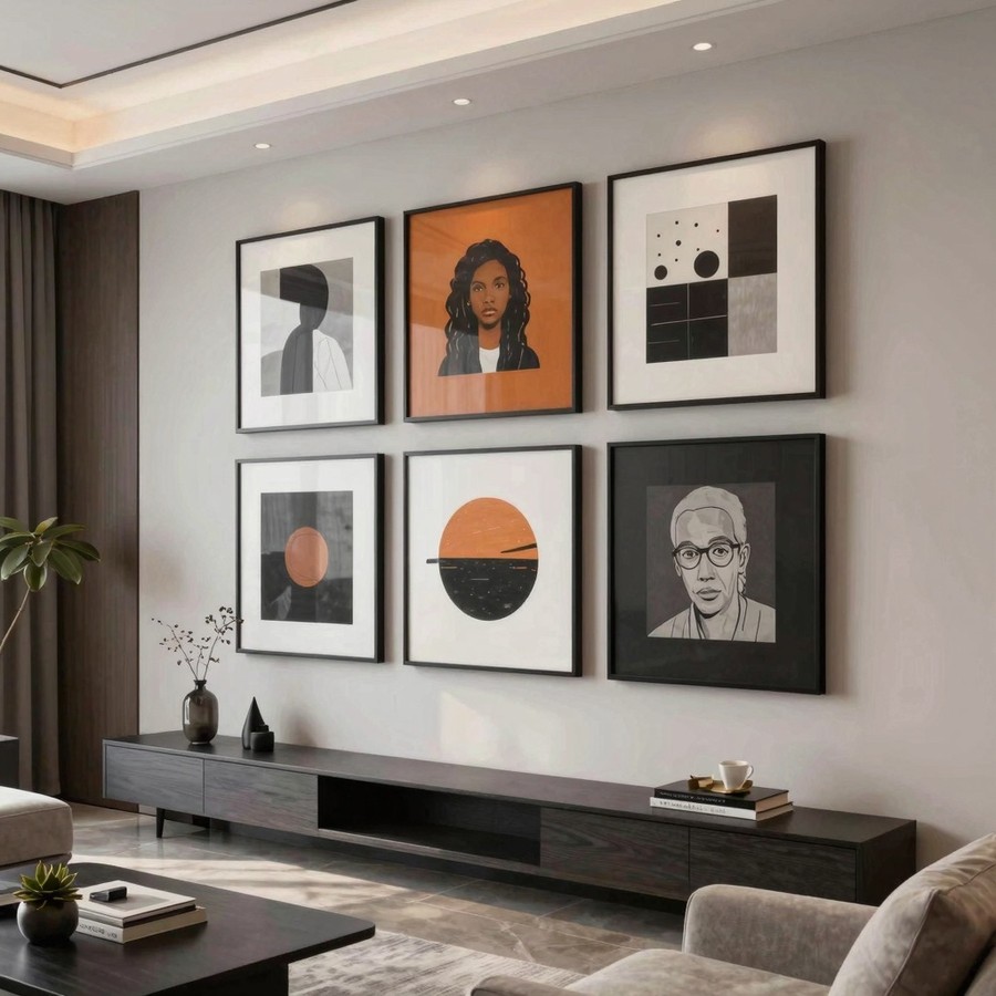 wall art ideas for living room inspiration 3