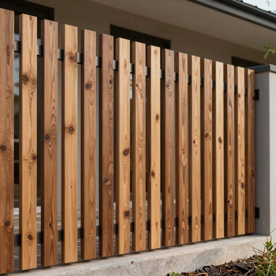 wood fence for privacy inspiration 2