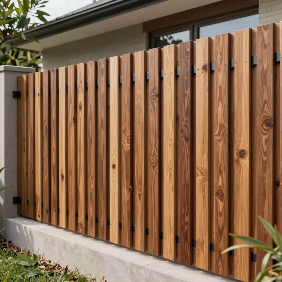 wood fence for privacy inspiration 4