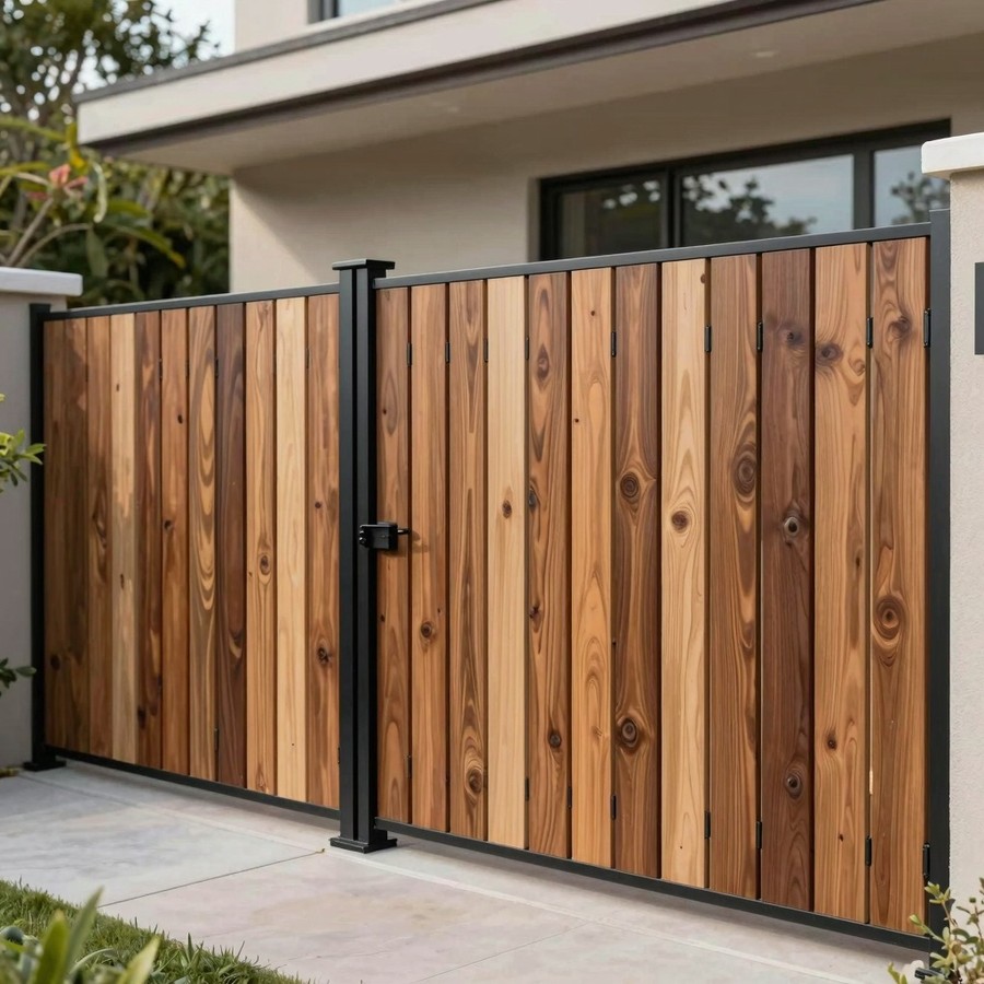 wood fence styles inspiration 1