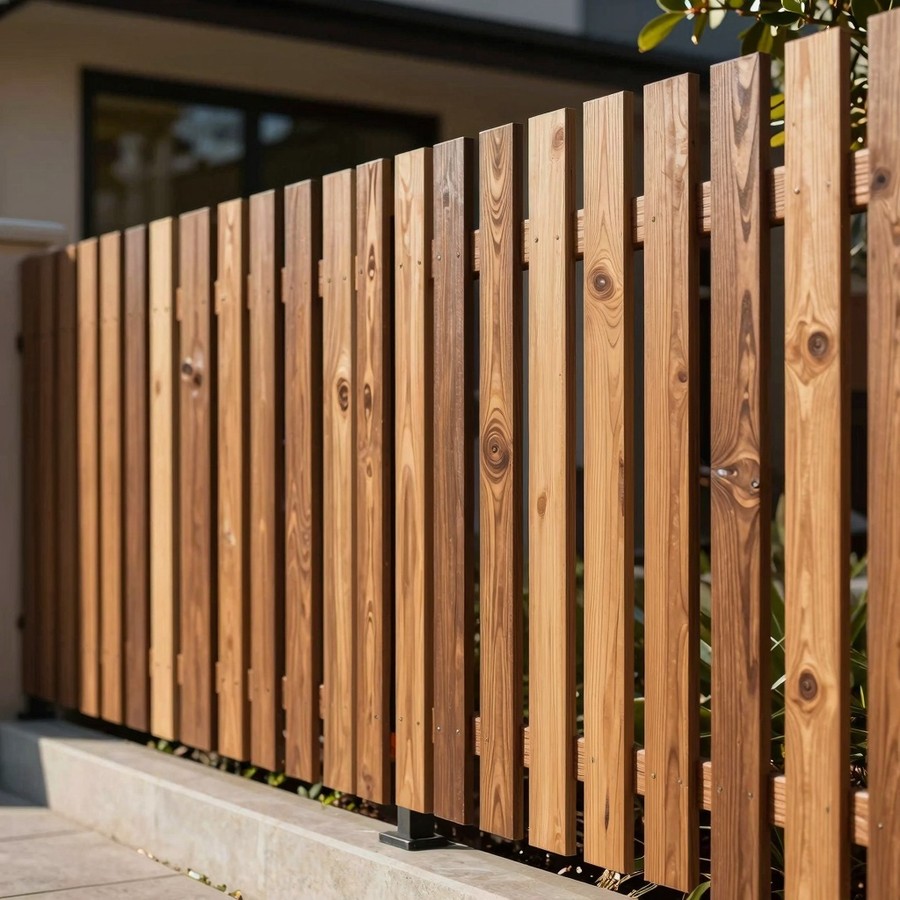 wooden fence designs inspiration 1