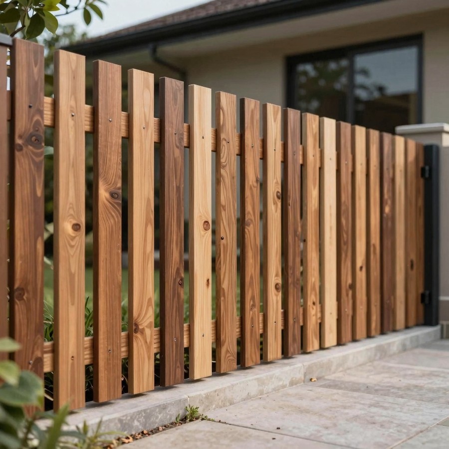 wooden fence styles inspiration 5