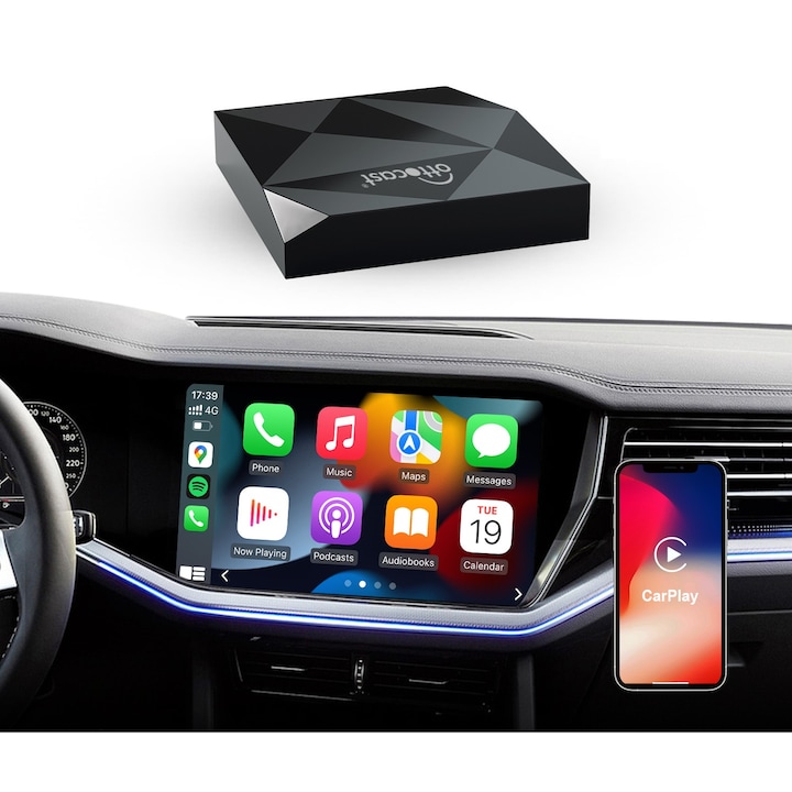 Adaptor wireless, compatibil cu Apple Carplay, OTTOCAST U2-Air, pentru autoturisme — 3