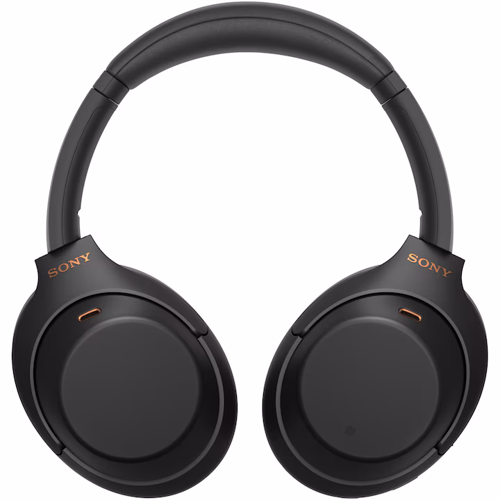 Casti Over the Ear Sony WH-1000XM4B, Wireless, Bluetooth, Noise cancelling, Microfon, Negru — 5