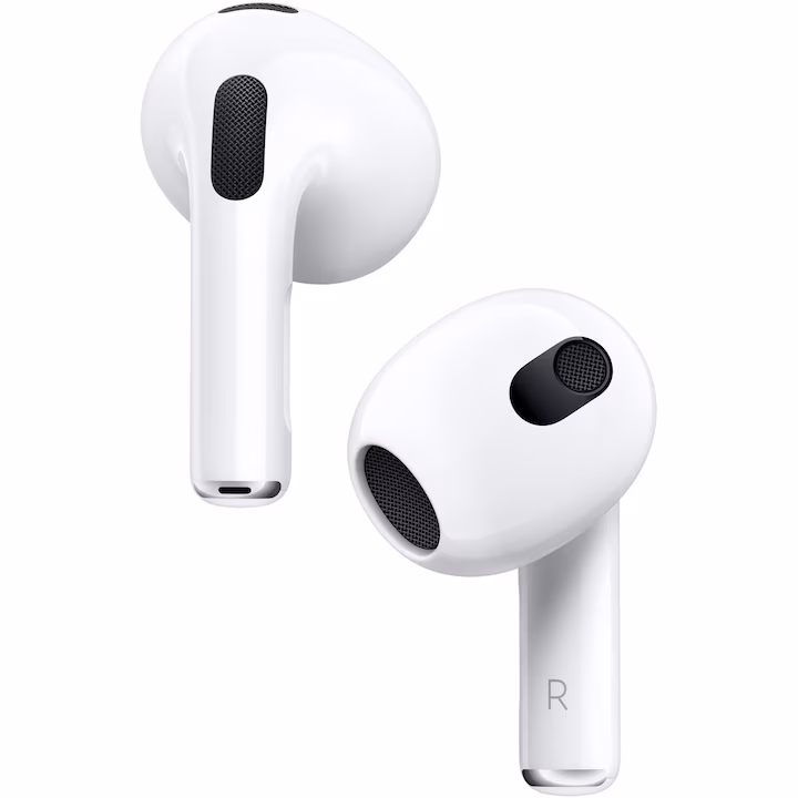 Casti Apple AirPods 3 (2022), Lightning Charging Case, White — 2