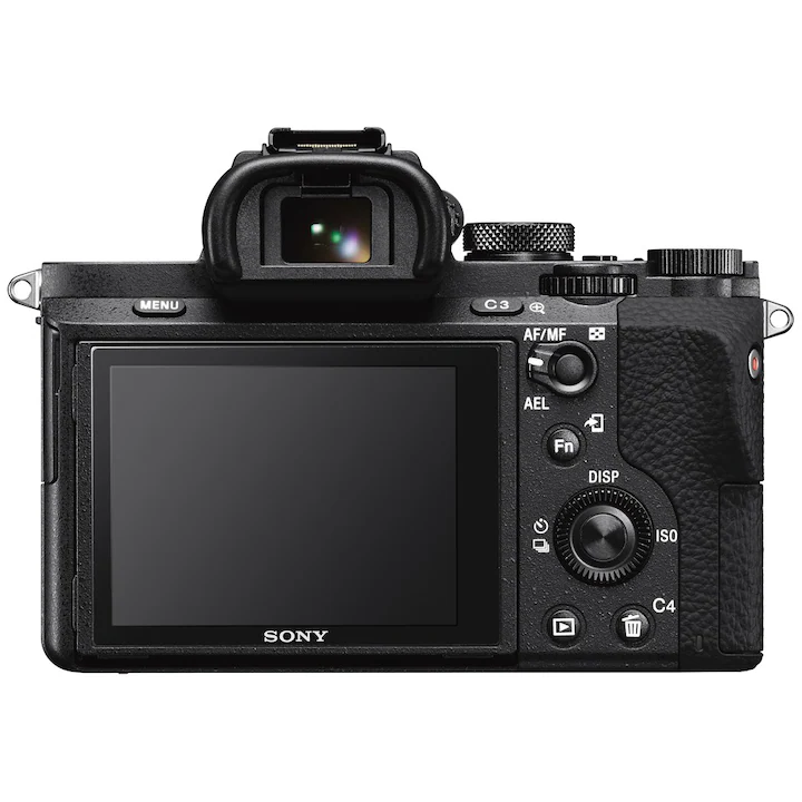 Aparat foto Mirrorless Sony Alpha A7II Body, 24.3 MP, Full-Frame, Wi-Fi, NFC, E-Mount, ISO 50–25600, Negru — 2