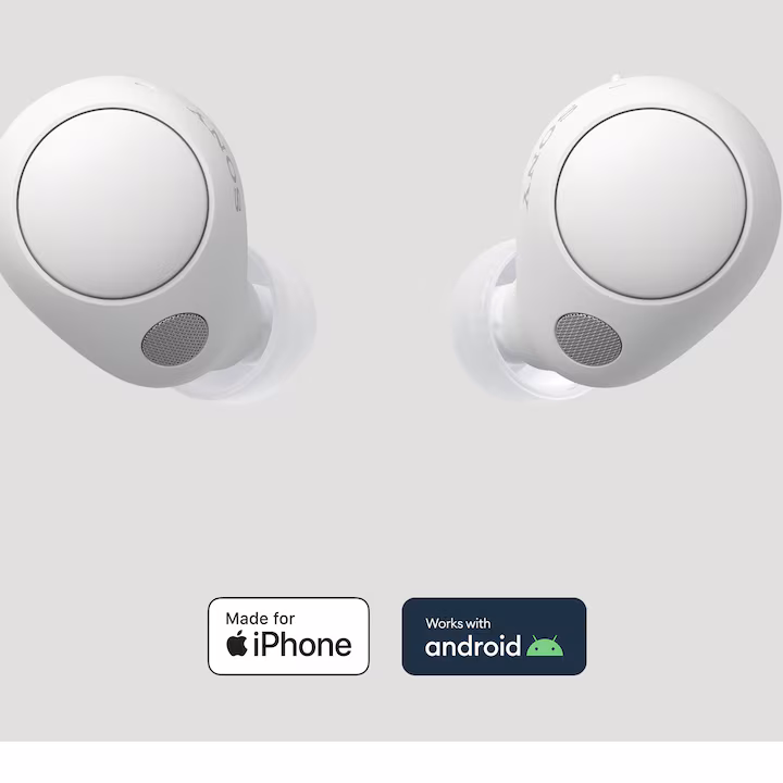 Casti In-Ear Sony WF-C700NW, True Wireless, Noise Cancelling, Bluetooth, Microfon, Conexiune multipunct, Fast Pair, IPX4, Autonomie baterie 20 ore, Alb — 2