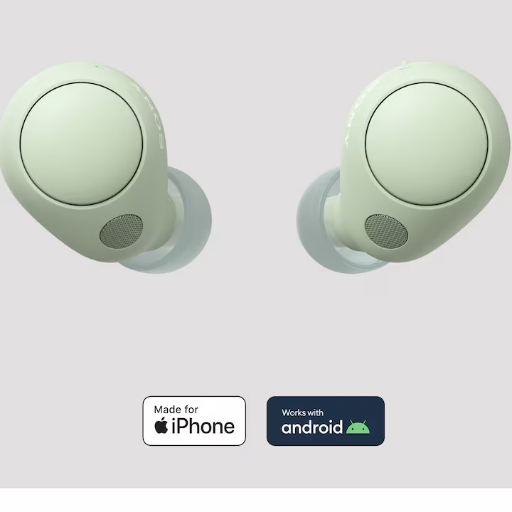 Casti In-Ear Sony WF-C700N, True Wireless, Noise Cancelling, Bluetooth, Microfon, Conexiune multipunct, Fast Pair, IPX4, Autonomie baterie 20 ore, Verde — 3