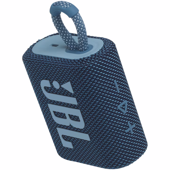 Boxa portabila JBL GO3, IPX67, Bluetooth, Albastru — 5