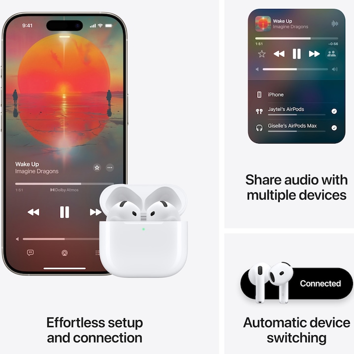 Casti Apple AirPods 4 — 5
