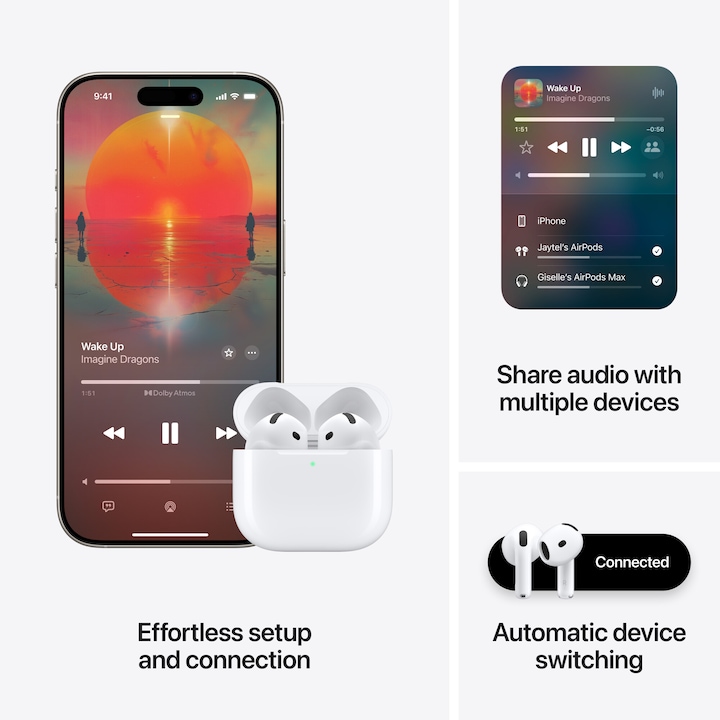 Casti Apple AirPods 4, Active Noise Cancellation — 6