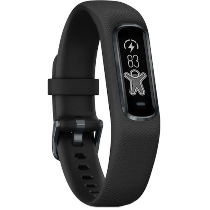 Bratara fitness Garmin Vivosmart 4, Small/Medium, Black/Slate — 5
