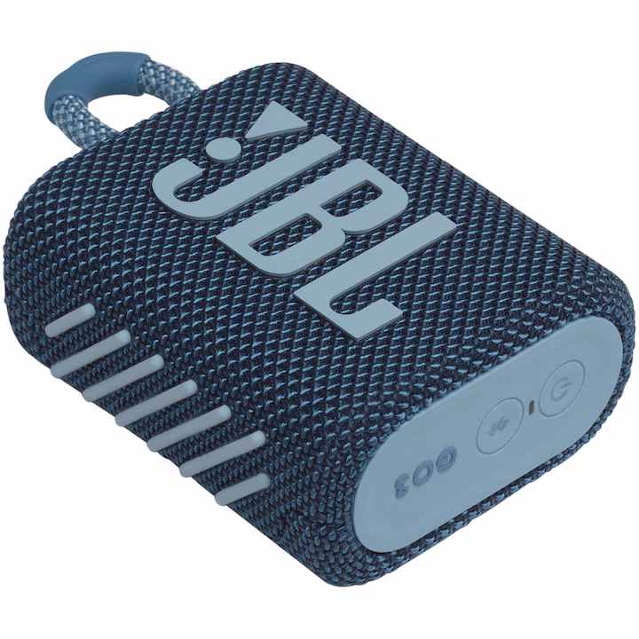 Boxa portabila JBL Go 3, Bluetooth, Waterproof , Albastra — 3