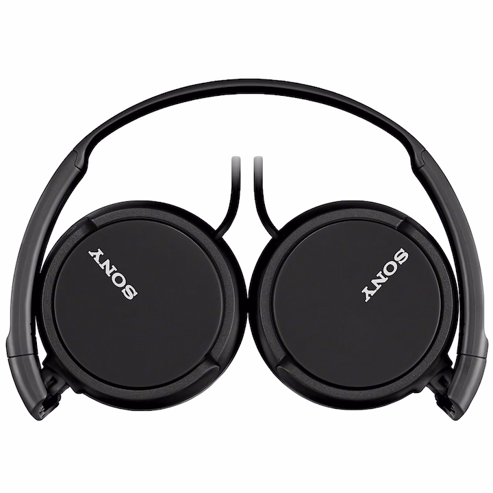 Casti Audio On Ear Sony MDR-ZX110, Cu fir, Negru — 2