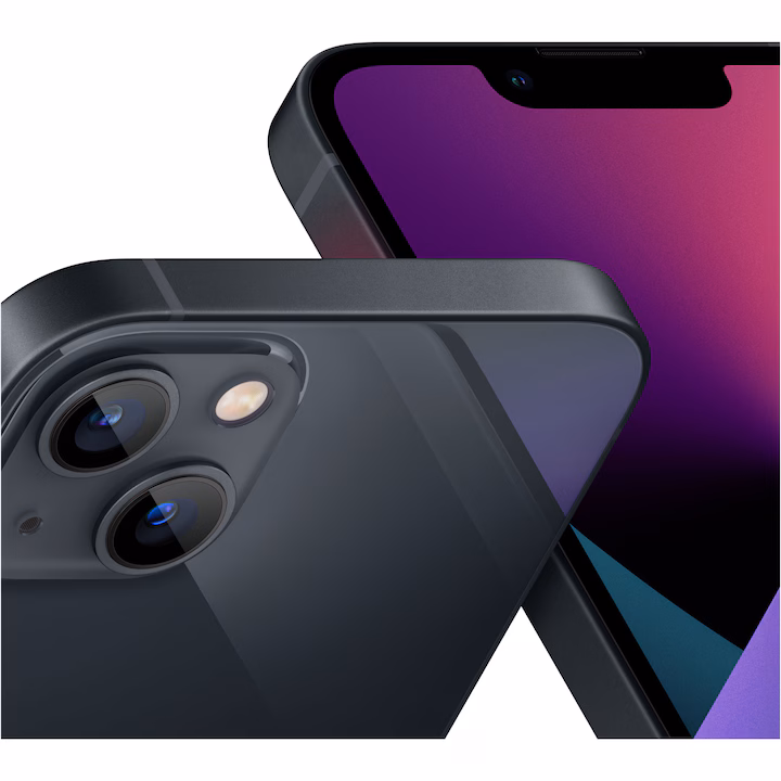 Telefon mobil Apple iPhone 13, 128GB, 5G, Midnight — 3