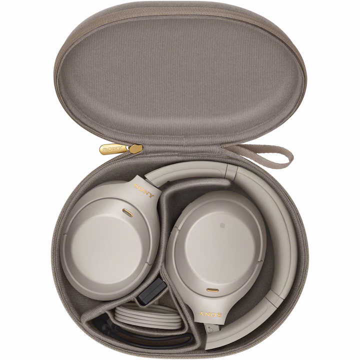 Căști wireless Sony - WH-1000XM4, ANC, Argintii — 4