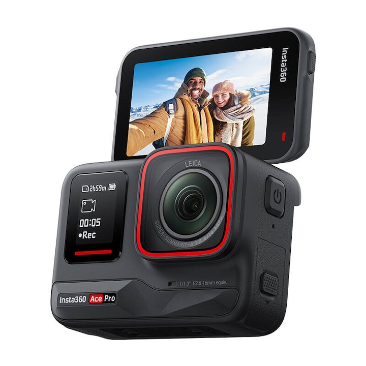 Camera Video Sport Insta360 Ace Pro, Standalone, Negru — 4