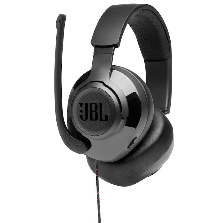 Casti Gaming JBL Quantum 200, Multiplatforma, 3.5mm, PC Splitter, Microfon, Negru — 7