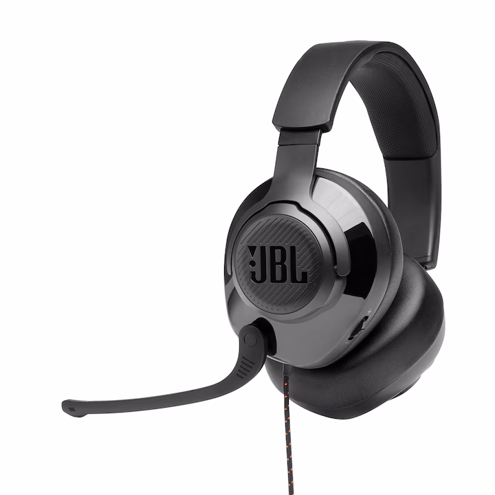 Casti Gaming JBL Quantum 200, Multiplatforma, 3.5mm, PC Splitter, Microfon, Negru — 6