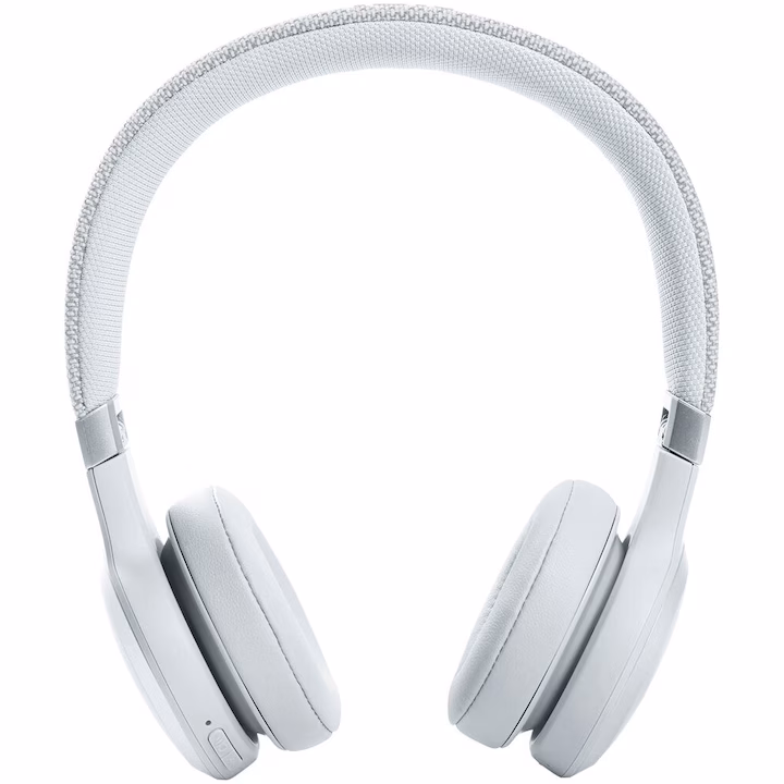 Casti audio on-ear JBL Live 460NC, Noise Cancelling, Bluetooth, Asistent Vocal, Alb — 4