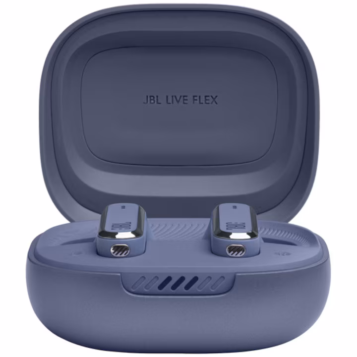 Casti in-ear true wireless JBL Live Flex, Noise Cancelling, Bluetooth 5.3, Touch Control, IP54, Dual Connect Multi Point, Albastru — 3