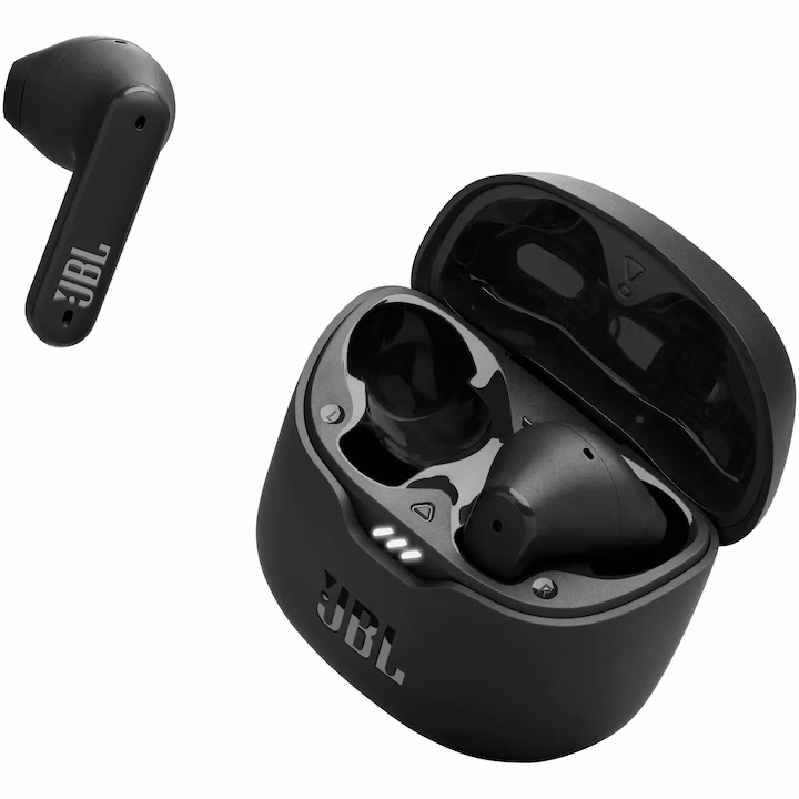 Casti audio in ear JBL Tune Flex, True Wireless, Bluetooth, Active Noise Cancelling, IPX4, JBL Sound Fit, Negru — 4