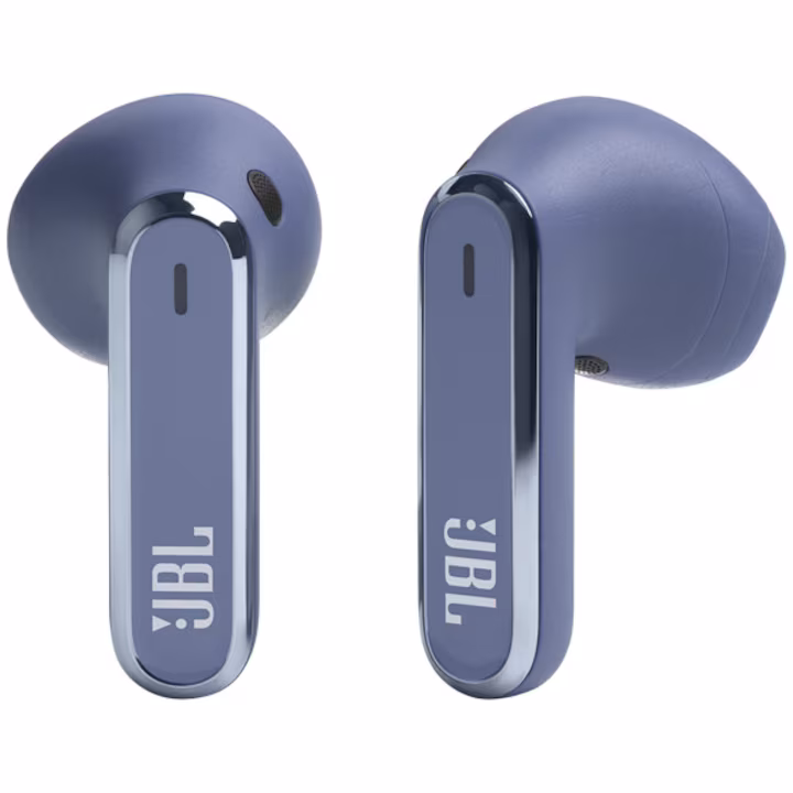 Casti in-ear true wireless JBL Live Flex, Noise Cancelling, Bluetooth 5.3, Touch Control, IP54, Dual Connect Multi Point, Albastru — 6