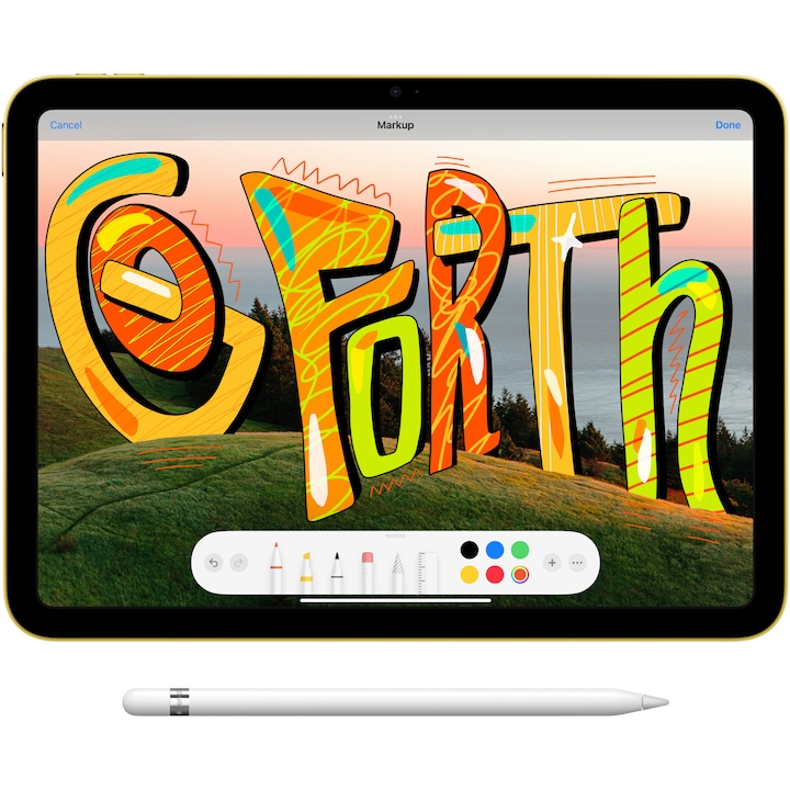 Apple iPad 10 (2022) v2, 10.9 " 64GB, Wifi, Yellow — 5