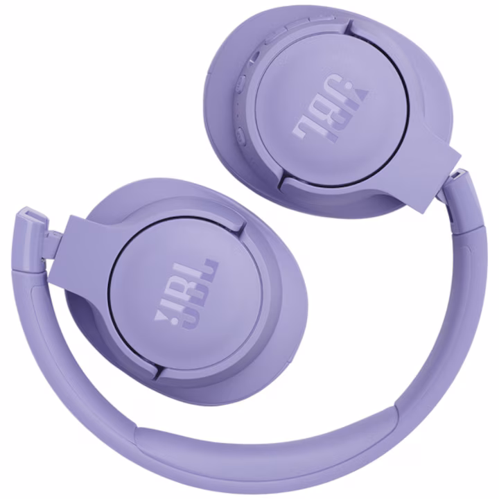 Casti wireless over-ear JBL Tune 770NC, Adaptive Noise Cancelling, Bluetooth, Multi-Point , Violet — 6