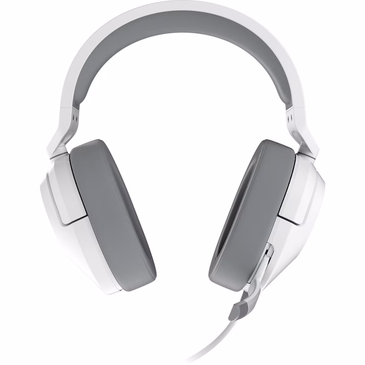 Casti gaming cu microfon Corsair HS55 Stereo, Alb — 4